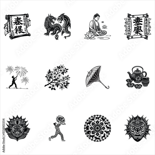 Chinese Culture Svg Bundle 