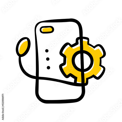 app development concept illustration vector icon