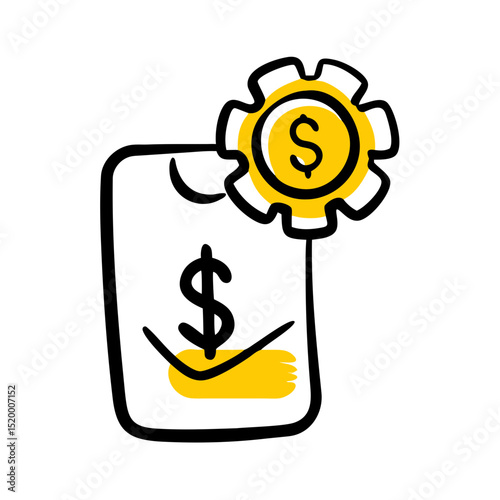 app monetization concept illustration vector icon