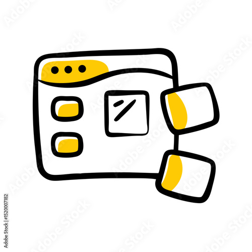 application programming interface concept illustra vector icon