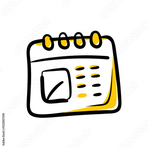 attendance tracker vector icon