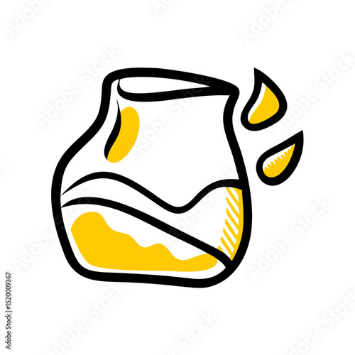brine vector icon
