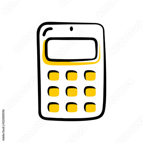 calculator concept illustration vector icon