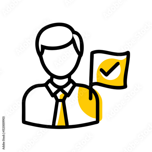 candidate vector icon