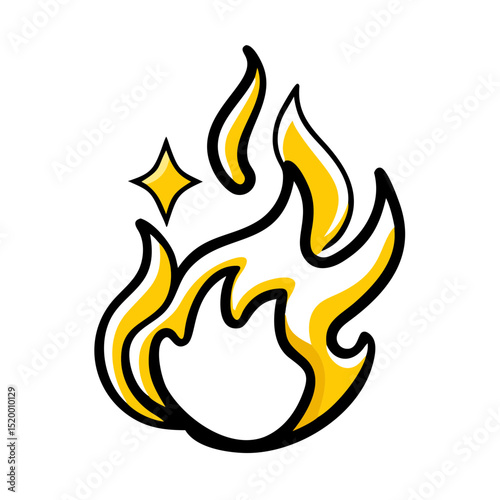 cinder vector icon