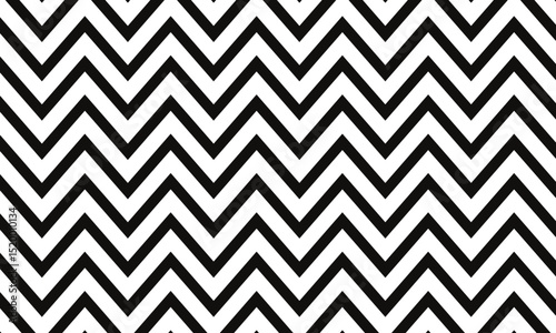 abstract simple black zigzag line pattern can be used background.