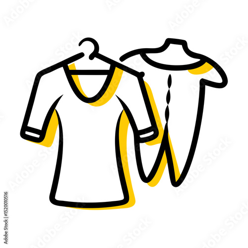 clothes shop vector icon