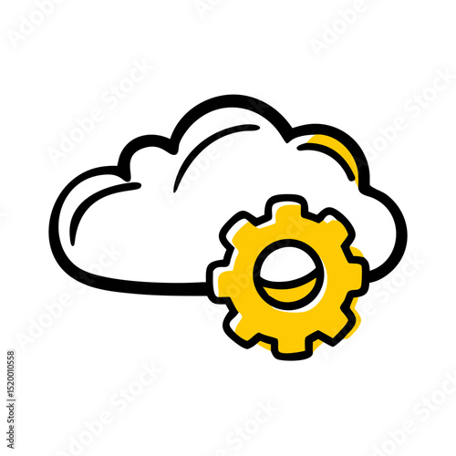 cloud storage vector icon