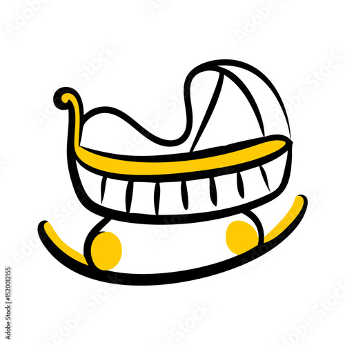 cradle vector icon