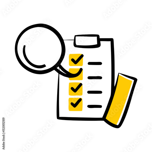 credit assessment concept illustration vector icon