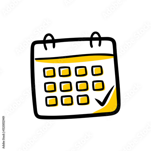 daily habit processor vector icon