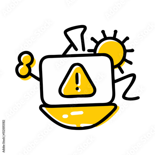 data breach vector icon