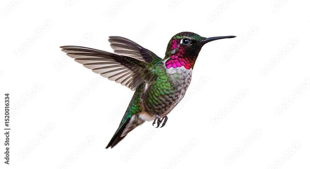 Fototapeta premium hummingbird isolated on white