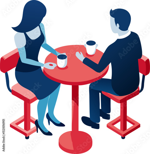family having dinner