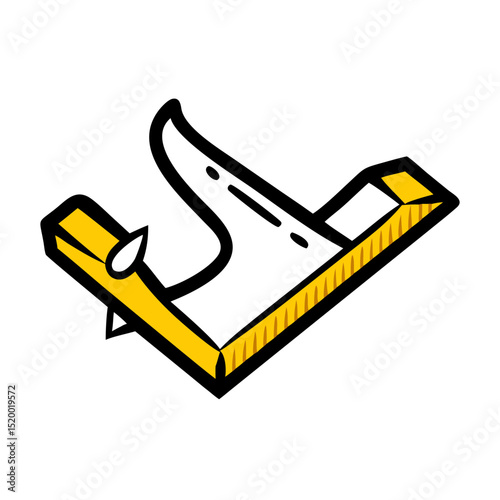 dovetail vector icon