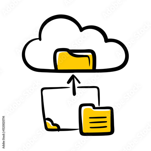 file sharing vector icon