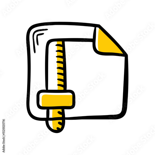 file compression vector icon