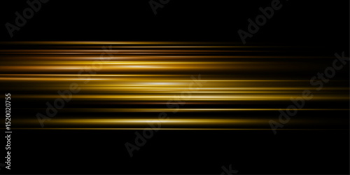 Bright golden glow with sparkles, flares, and dynamic light streaks on a transparent background. Perfect for festive, magic, or energy-themed designs
