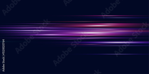 Glowing speed effect. Abstract rays of movement and speed.