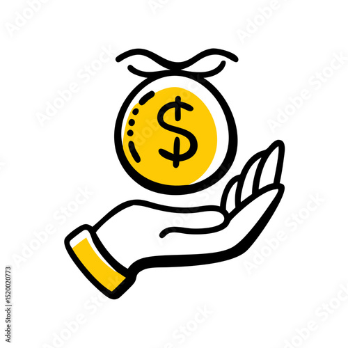 financial aid vector icon
