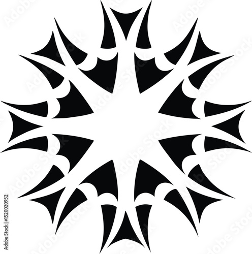 Ethereal silhouette design capturing dynamic energy and abstract movement