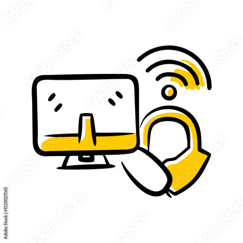 gateway access vector icon