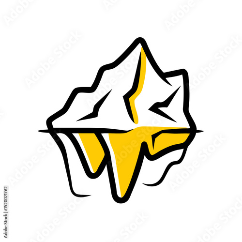 glacier vector icon