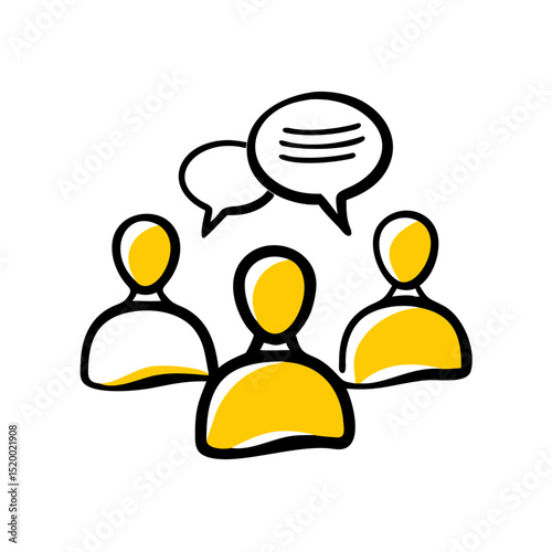 group chat vector icon