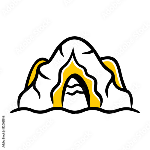 grotto vector icon