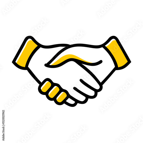 handshake vector icon