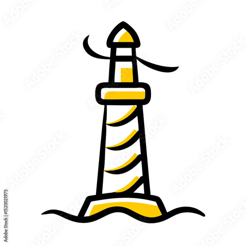 harborlight vector icon