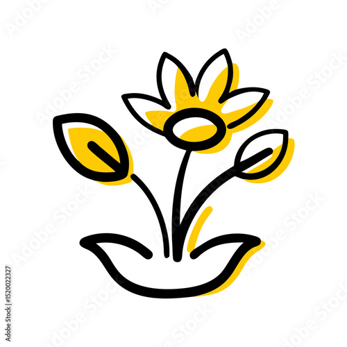 home gardening vector icon