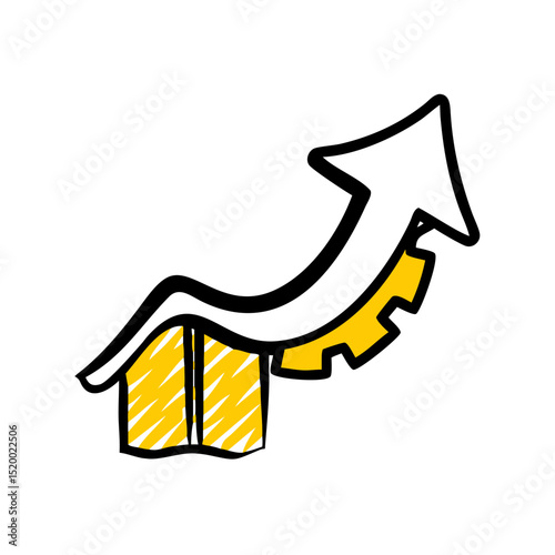 increase vector icon
