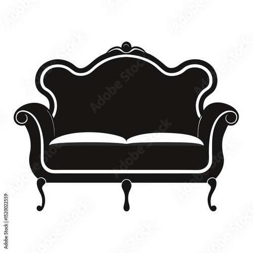 sofa isolated on white background
