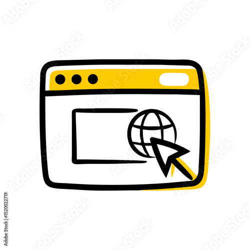 internet browser vector icon