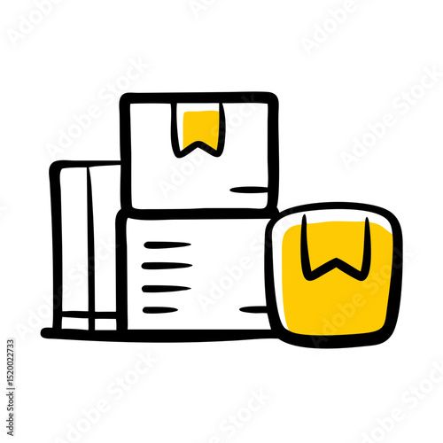 inventory theme vector icon