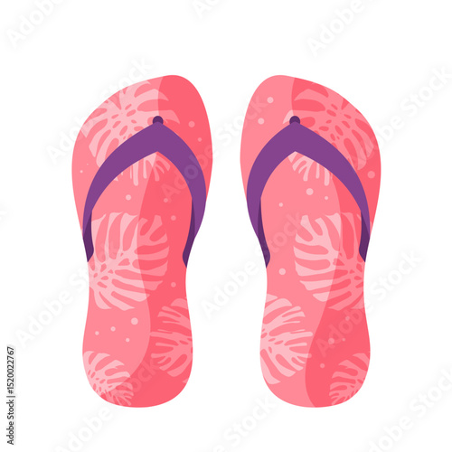 Summer flip-flops – vector illustration
