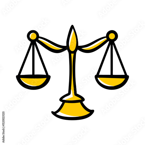 justice vector icon