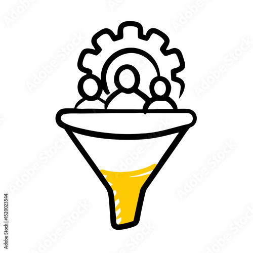 lead generation vector icon