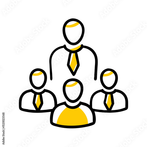 leader concept illustration vector icon