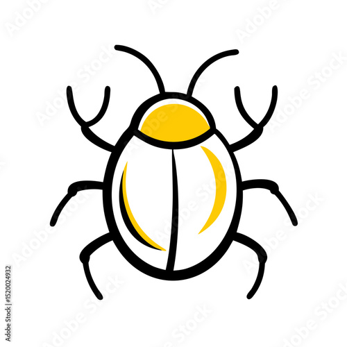 malware detection vector icon