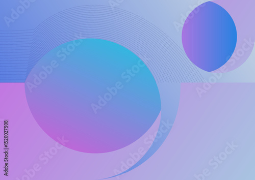 abstract blue and purple background with circles