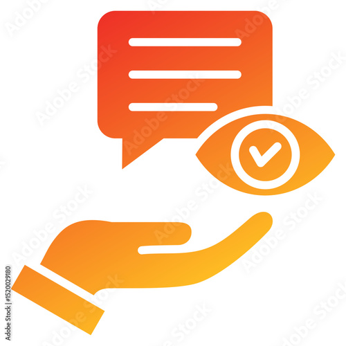 Veracity Glyph Gradient Icon