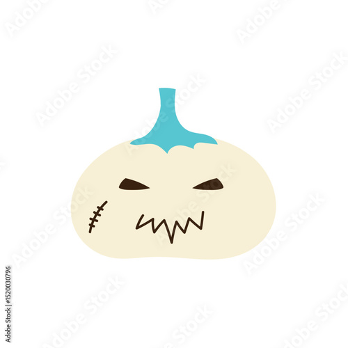 Halloween pumpkin in illustration vector 