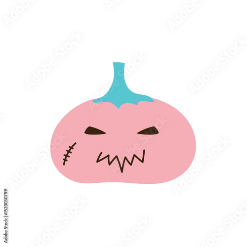 Halloween pumpkin in illustration vector 