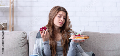 Fotografie Eating disorders concept