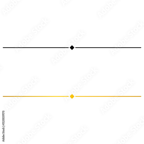 Black and gold simple divider lines