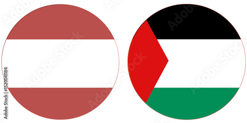 Free Download Palestine Official flag with Latvia national flag, both countries flags in Round shape and isolated on white background
Circular colorful design Flag with together.
Palestine's - GFXLoad