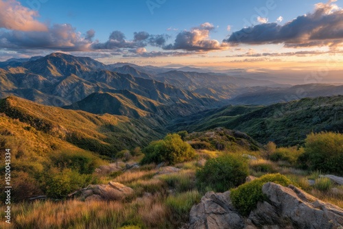 Autumn landscape in mountains