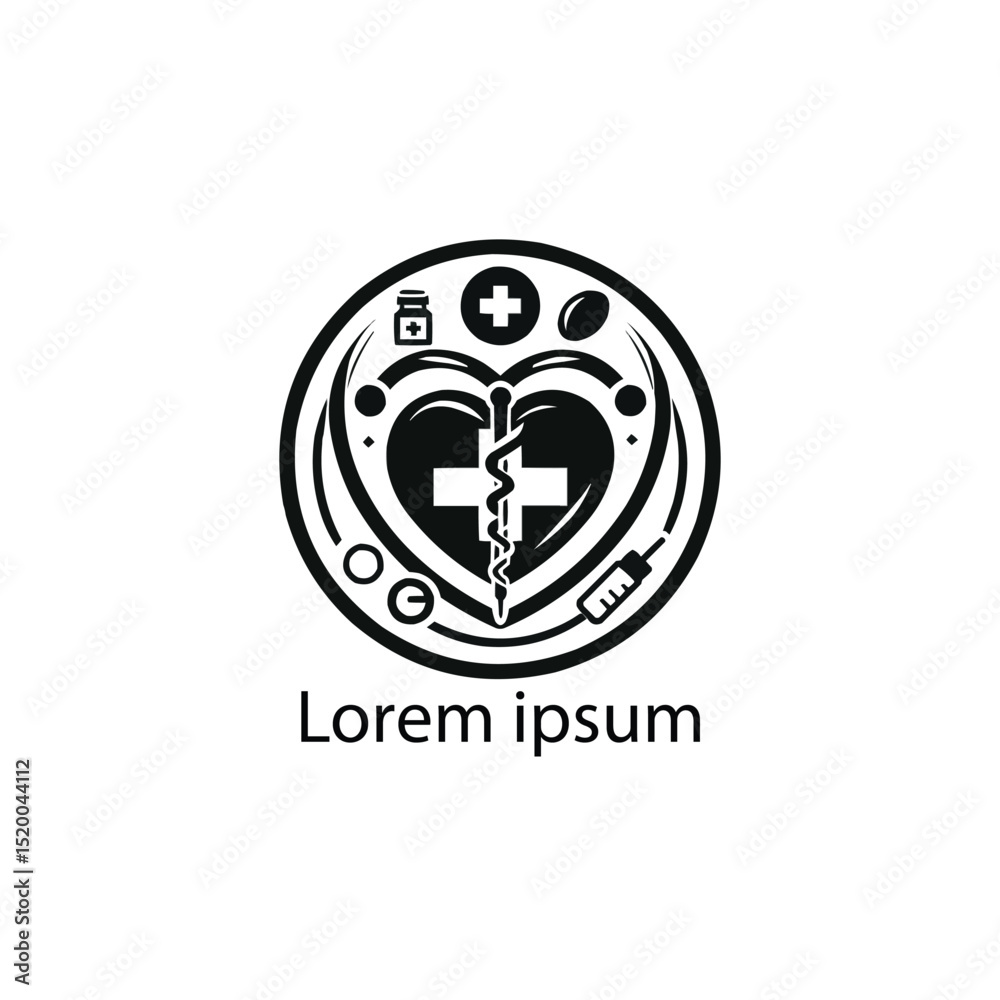 Obraz premium a medical logo design
